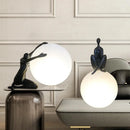 GobekUsa Abstract Humanoid Ball Holder Table Lamp - Modern Art Sculpture Light