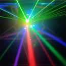 GobekUsa 16*3W RGBW Laser Football Light Strobe Beam Projector DJ Disco Moving Head