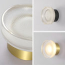 GobekUsa Elegant Glass LED Wall Sconce for Porch Aisle Bedroom Decor