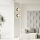 GobekUsa Elegant Glass LED Wall Sconce for Porch Aisle Bedroom Decor