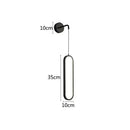 GobekUsa Black Ring LED Wall Lamp - Modern Nordic Style Indoor Light Fixture