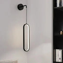 GobekUsa Black Ring LED Wall Lamp - Modern Nordic Style Indoor Light Fixture