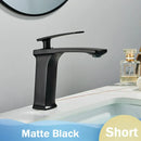 GobekUsa Black Rose Gold Basin Faucet: Modern Deck Mounted Sink Mixer Tap for Luxury Bathrooms