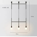 GobekUsa Black Rose Gold Long Tube Chandelier | Nordic Design for Cafe, Bar & Restaurant
