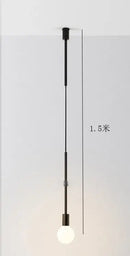 GobekUsa Black Rose Gold Long Tube Chandelier | Nordic Design for Cafe, Bar & Restaurant