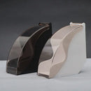 Modern black & rose gold wave coffee filter dispenser kitchen storage by Decorbites
