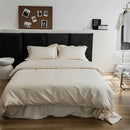 GobekUsa Grey Lines Stripes Duvet Cover Set Cotton Satin Jacquard Queen King Size