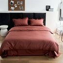 GobekUsa Grey Lines Stripes Duvet Cover Set Cotton Satin Jacquard Queen King Size