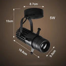 GobekUsa Adjustable LED Track Spotlights for Art Gallery Church Museum, Square Shape