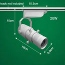 GobekUsa Adjustable LED Track Spotlights for Art Gallery Church Museum, Square Shape