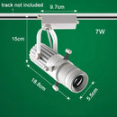 GobekUsa Adjustable LED Track Spotlights for Art Gallery Church Museum, Square Shape