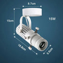 GobekUsa Adjustable LED Track Spotlights for Art Gallery Church Museum, Square Shape