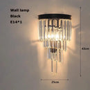 GobekUsa Crystal LED Chandelier Black Gold Finish for Dinning Room
