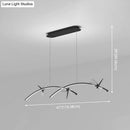 GobekUsa Dragonfly Minimalist LED Pendant Light for Restaurant Ceilings