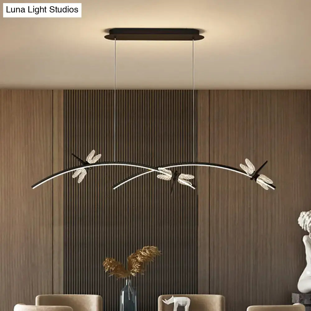 GobekUsa Dragonfly Minimalist LED Pendant Light for Restaurant Ceilings, photo 9 of 15