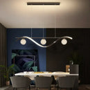 GobekUsa Glass Ball LED Chandelier Pendant Light for Modern Living and Dining Room