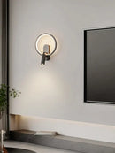 GobekUsa Brass Copper LED Reading Wall LampLuxury Living Room Background Wall Spotlight