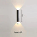 GobekUsa LED Wall Lamp for TV Background Up and Down Light in Bedrooms