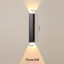 GobekUsa LED Wall Lamp for TV Background Up and Down Light in Bedrooms