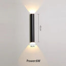 GobekUsa LED Wall Lamp: Lone Line Up and Down Light for TV Background or Bedroom