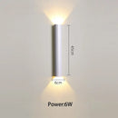 GobekUsa LED Wall Lamp: Lone Line Up and Down Light for TV Background or Bedroom