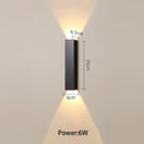 GobekUsa LED Wall Lamp: Lone Line Up and Down Light for TV Background or Bedroom