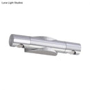 GobekUsa Modern 2-Light Wall Fixture for Living Room with Aluminum Shade in Black/Silver - Warm/White Lighting