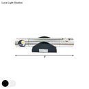 GobekUsa Modern 2-Light Wall Fixture for Living Room with Aluminum Shade in Black/Silver - Warm/White Lighting