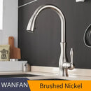 GobekUsa Black Single Handle Pull Out Kitchen Faucet - Swivel 360° Water Mixer Tap