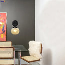 GobekUsa Glass Ball Wall Light Switch Hallway Bathroom Mirror Stair Black Wall Sconce