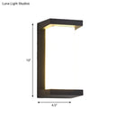 GobekUsa Modern Sound-Activated LED Wall Sconce in Black
