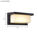 GobekUsa Modern Sound-Activated LED Wall Sconce in Black