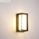 GobekUsa Modern Sound-Activated LED Wall Sconce in Black