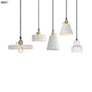GobekUsa Cement Pendant Lamp: Nordic Modern Loft Style Industrial Lighting