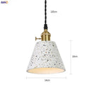 GobekUsa Cement Pendant Lamp: Nordic Modern Loft Style Industrial Lighting