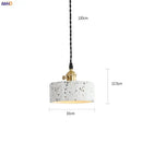 GobekUsa Cement Pendant Lamp: Nordic Modern Loft Style Industrial Lighting