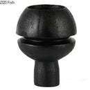 GobekUsa Black Spherical Resin Sculpture Desk Decoration Abstract Art Aesthetic Ornament