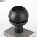 GobekUsa Black Spherical Resin Sculpture Desk Decoration Abstract Art Aesthetic Ornament