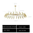 GobekUsa Black Sputnik Chandelier: Nordic Design, Adjustable Lighting for Home Décor