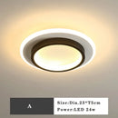 GobekUsa LED Ceiling Lamp: Square Round Indoor Lighting, Bedroom, Entrance Hall, Neutral/Cool/Warm White