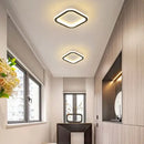 GobekUsa LED Ceiling Lamp: Square Round Indoor Lighting, Bedroom, Entrance Hall, Neutral/Cool/Warm White