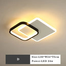 GobekUsa LED Ceiling Lamp: Square Round Indoor Lighting, Bedroom, Entrance Hall, Neutral/Cool/Warm White