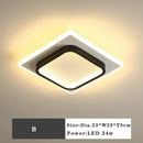 GobekUsa LED Ceiling Lamp: Square Round Indoor Lighting, Bedroom, Entrance Hall, Neutral/Cool/Warm White