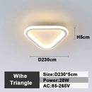 GobekUsa LED Ceiling Lamp: Square Round Indoor Lighting, Bedroom, Entrance Hall, Neutral/Cool/Warm White