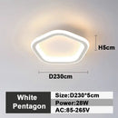 GobekUsa LED Ceiling Lamp: Square Round Indoor Lighting, Bedroom, Entrance Hall, Neutral/Cool/Warm White