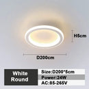 GobekUsa LED Ceiling Lamp: Square Round Indoor Lighting, Bedroom, Entrance Hall, Neutral/Cool/Warm White