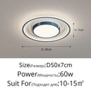 GobekUsa LED Ceiling Light with Remote Dimming for Modern Nordic Home Decor