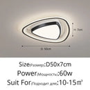 GobekUsa LED Ceiling Light with Remote Dimming for Modern Nordic Home Decor