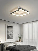 GobekUsa Black Square LED Smart Chandelier for Minimalistic Home Decor