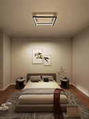 GobekUsa Black Square LED Smart Chandelier for Minimalistic Home Decor